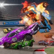 تحميل لعبة Demolition Derby 3 مهكرة للأندرويد مجاناً 2027 MOD APK