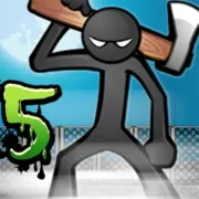 تحميل لعبة Anger of stick 5: Zombie مهكرة للأندرويد مجاناً 2027 MOD APK