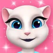 تحميل لعبة My Talking Angela مهكرة 2027 للأندرويد APK مجاناً
