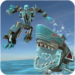 تحميل لعبة Robot Shark مهكرة 2027 للأندرويد APK مجاناً