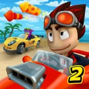 تحميل لعبة Beach Buggy Racing 2 مهكرة للأندرويد 2027 أخر إصدار مجاناً APK