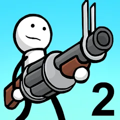 تحميل لعبة One Gun Stickman 2 مهكرة 2027 أخر إصدار APK مجاناً